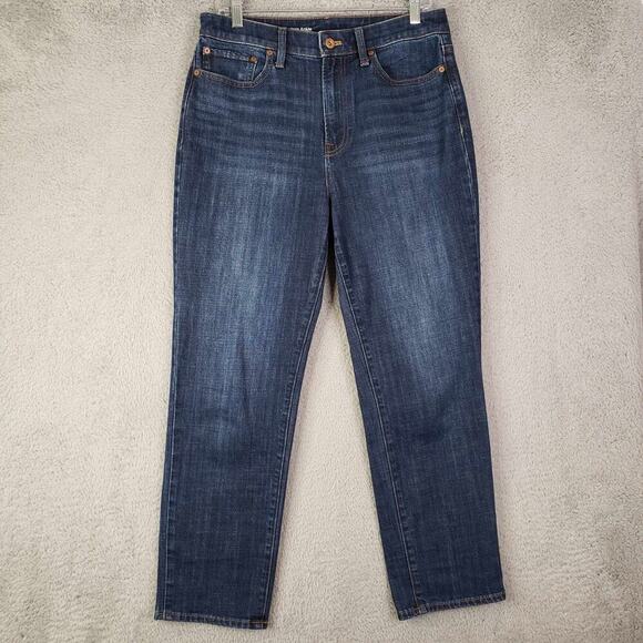 Talbots Jeans Womens Flawless Modern Ankle Blue Size 8 Stretch High Rise - Picture 2 of 11